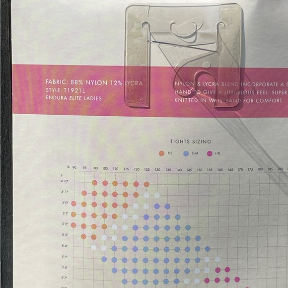 Bloch Endura Elite Ladies Footed Tight ~ SZ L/XL ~ LIGHT TAN ~ 2 PAIRS - Picture 4 of 8